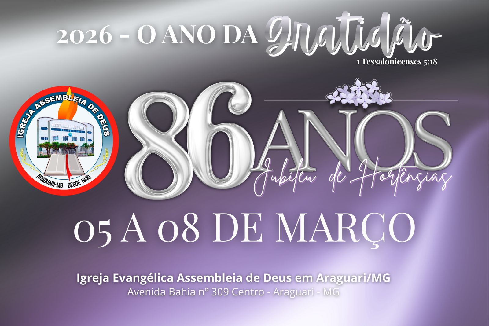 Cartaz de programação